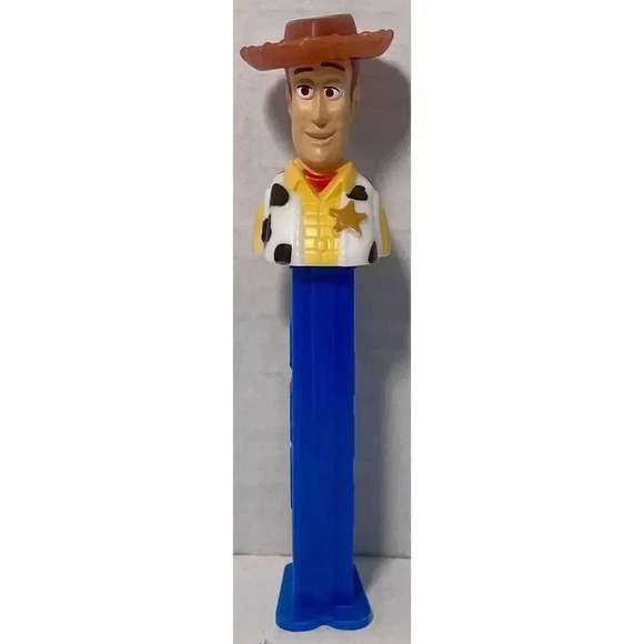 Disney Pixar Toy Story PEZ Candy Dispenser Woody With Feet‎ Retired 2009 - Picture 1 of 5